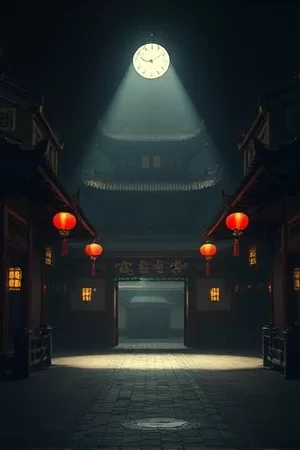 纸飞机航线竖版海报：黄昏天台上飞出的一只纸飞机